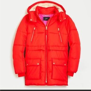 J Crew Chateau Puffer Winter Coat